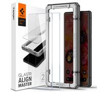 Spigen AlignMaster Vetro Temperato [2 Pezzi] per Google Pixel 6 | Cornice di Allineamento inclusa, Copertura Totale, Durezza 9H