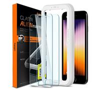 Spigen AlignMaster Vetro Temperato [2 Pezzi] per iPhone SE 3/2, iPhone 8/7