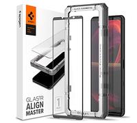 Spigen AlignMaster Vetro Temperato [2 Pezzi] per Sony Xperia 5 III | Installazione Semplice con Cornice di Allineamento, Cristallino, Durezza 9H