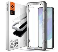 Spigen AlignMaster Vetro Temperato Compatibile con Samsung Galaxy S21 FE 5G, 2 Pezzi, Installazione Semplice con Cornice di Allineamento, Cristallino, Durezza 9H Pellicola prottetiva