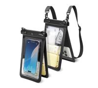 Spigen AquaShield A603 Custodia Impermeabile con Doppia Tasca IPX8, compatibile con iPhone, Galaxy, Xiaomi, Pixel - Nero