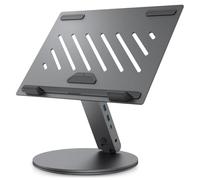 Spigen ArcDock Supporto PC portatile con Hub 6-in-1 [Cavo incluso] USB-C & A 3.0, PD, HDMI 4K a 60Hz, Supporto Laptop Scrivania Compatibile con MacBook Air/Pro, HP, Lenovo, Acer, Asus -Grigio Siderale