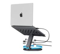 Spigen ArcDock Supporto PC Portatile Hub 6-in-1, Station d'accueil [Cavo incluso] HDMI 4K60Hz, USB-C & A 3.0 Compatibile con Laptop & Tablet Fino a 15.6", MacBook iPad Pro Air Neo A16 M2 M3 M4 M5