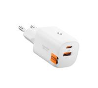 Spigen ArcStation Essential 35W Caricatore USB C a 2 Porte Rapido [Compatto & Caricatore PPS] Mini Spina USB C PD/QC 3.0, Compatibile con iPhone 17/16/15 Pro Max Air, Galaxy S25, Pixel 10/9 - Bianco