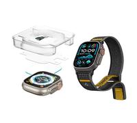 Spigen Bundle Athlex Air - Cinturino e Vetro Temerato per Apple Watch Ultra Series