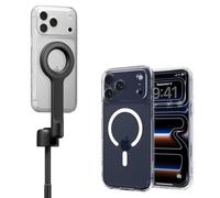 Spigen Bundle Bastone Selfie MagSafe e Cover Trasparente MagSafe per iPhone 17 Pro Max