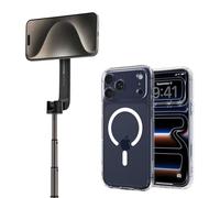Spigen Bundle Bastone Selfie MagSafe e Cover Trasparente MagSafe per iPhone 17 Pro Max