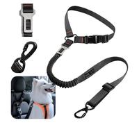Spigen Cintura Sicurezza Cani per Auto Universale [Anti-Groviglio] | Guinzaglio per Cani, Moschettone Rotante a 360°, Regolabile fino a 138cm, Accessori Auto per Tesla Model Y/3/X/S - 1 Pezzo