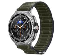 Spigen Cinturino Basico in Tessuto con Chiusura a Strappo Compatibile con Samsung Galaxy Watch 8 44mm/40mm, Galaxy Watch 8 Classic 46mm (2025) - Verde