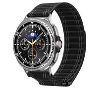 Spigen Cinturino Basico in Tessuto con Chiusura a Strappo Compatibile con Samsung Galaxy Watch 8 44mm/40mm, Galaxy Watch 8 Classic 46mm (2025) - Nero