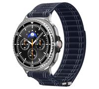 Spigen Cinturino Basico in Tessuto con Chiusura a Strappo Compatibile con Samsung Galaxy Watch 8 44mm/40mm, Galaxy Watch 8 Classic 46mm (2025) - Blu Navy