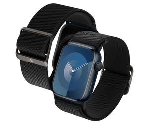 Spigen Cinturino Lite Fit Compatibile con Apple Watch Ultra 3/2/1 49mm, Series 11/10 46mm, Series 9/8/7-4/SE 45mm, 44mm - Nero