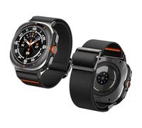 Spigen Cinturino Lite Fit in Nylon Compatibile con Samsung Galaxy Watch Ultra 47mm (2025/2024) - Nero