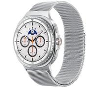 Spigen Cinturino Metal Fit Compatibile con Samsung Galaxy Watch 8 44mm/40mm, Galaxy Watch 8 Classic 46mm (2025) - Argento