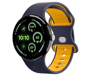 Spigen Cinturino Nano Pop in Silicone Compatibile con Google Pixel Watch 4/3/2/1 41mm (2025/2024/2023/2022) - Blueberry Navy