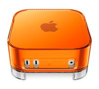 Spigen Classic C1 Cover con Supporto per filtro dell'aria integrato Compatibile con Mac mini M4 / M4 Pro Chip (2024) - Tangerine