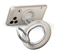 Spigen Classic LS MagFit Anello MagSafe [Girevole a 360°] | Impugnatura Magnetica per iPhone Duo 18 Pro Max 17 16 15 14 13 12, Pixel 11 10 e Cover MagSafe/Pixelsnap per Samsung - Stone