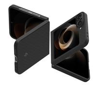 Spigen Cover Air Skin Aramid Compatibile con Samsung Galaxy Z Flip 7 FE e Samsung Galaxy Z Flip 6 - Nero