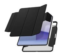 Spigen Cover AirSkin Pro Compatibile con iPad Pro 13 pollici M5 (2025) / M4 (2024) con coperchio magnetico staccabile, retro trasparente e portamatite - Nero