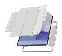 Spigen Cover AirSkin Pro Compatibile con iPad Pro 13 pollici M5 (2025) / M4 (2024) con coperchio magnetico staccabile, retro trasparente e portamatite - Grigio