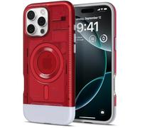Spigen Cover per iPhone 16 Pro – Classic C1 MagFit – Compatibile con MagSafe – Rubino