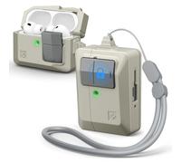 Spigen Cover Classic LS Compatible con AirPods Pro 3 (3a Generazione 2025) con Moschettone, Custodia AirPods Pro 3 - Stone