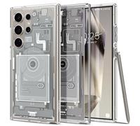 Spigen Cover Compatibile con Samsung Galaxy S24 Ultra, Ultra Hybrid - Zero One White