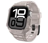 Spigen Cover con Cinturino Rugged Armor Pro 2 in TPU Compatibile con Apple Watch Series 11/10 42mm (2025/2024) - Beige Duna