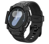 Spigen Cover con Cinturino Rugged Armor Pro Compatibile con Samsung Galaxy Watch 7 44mm (2024) - Nero Opaco