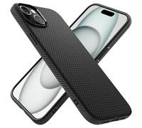 Spigen Cover Liquid Air Compatibile con iPhone 15 Plus - Nero Opaco