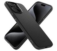 Spigen Cover Liquid Air Compatibile con iPhone 15 Pro Max - Nero Opaco