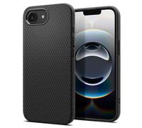 Spigen Cover Liquid Air Compatibile con iPhone 17e / iPhone 16e - Nero Opaco