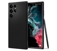 Spigen Cover Liquid Air Compatibile con Samsung Galaxy S22 Ultra 5G - Nero opaco
