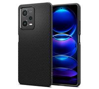 Spigen Cover Liquid Air Compatibile con Xiaomi Redmi Note 12 Pro 5G e Compatibile con Xiaomi Poco X5 Pro 5G - Nero