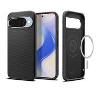 Spigen Cover Liquid Air MagFit Compatibile con Google Pixel 10/10 Pro, Supporto MagSafe e Pixelsnap - Nero Opaco
