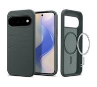 Spigen Cover Liquid Air MagFit per Google Pixel 11 | Compatibile con Pixelsnap e MagSafe, Abisso Verde