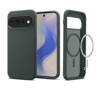 Spigen Cover Liquid Air MagFit per Google Pixel 11 Pro XL | Compatibile con Pixelsnap e MagSafe, Abisso Verde