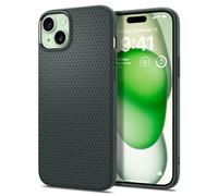 Spigen Cover Liquid Air Compatibile con iPhone 15 - Abisso Verde