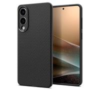 Spigen Cover Liquid Air Compatibile con Samsung Galaxy S25 Edge - Nero Opaco
