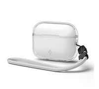 Spigen Cover Liquid Crystal Compatible con AirPods Pro 3 (3a Generazione 2025) con Moschettone, Custodia AirPods Pro 3 - Trasparente