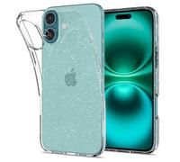 Spigen Cover Liquid Crystal Glitter Compatibile con iPhone 16 - Crystal Quartz