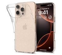 Spigen Cover Liquid Crystal Glitter Compatibile con iPhone 16 Pro - Crystal Quartz