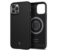 Spigen Cover Mag Armor MagFit, Compatibile con MagSafe, Custodia Magnetica per iPhone 12 e iPhone 12 Pro - Nero