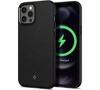 Spigen Cover Magnetica Mag Armor MagFit Compatibile con iPhone 12 Pro Max - Nero