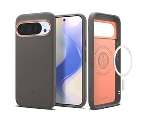 Spigen Cover Nano Pop MagFit Compatibile con Google Pixel 10/10 Pro, Supporto MagSafe e Pixelsnap - Papaya Gray