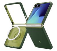 Spigen Cover Nano Pop MagFit Compatibile con Samsung Galaxy Z Flip 7 - Avo Green