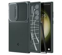 Spigen Cover Optik Armor Compatibile con Samsung Galaxy S23 Ultra - Verde Abisso