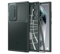 Spigen Cover Optik Armor Compatibile con Samsung Galaxy S24 Ultra - Abisso Verde