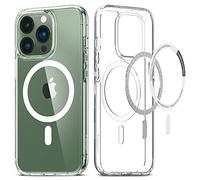 Spigen Cover Ultra Hybrid MagFit, Compatibile con MagSafe, Custodia Magnetica per iPhone 13 Pro - Bianco