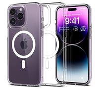 Spigen Cover per iPhone 14 Pro Max, Ultra Hybrid MagFit, Compatibile con MagSafe - Clear White